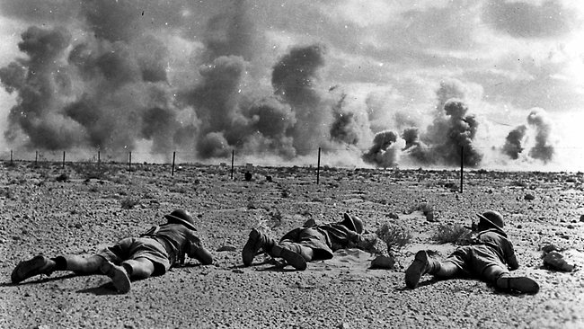 Aустралијски војници у току битке код Ел - Алајмена