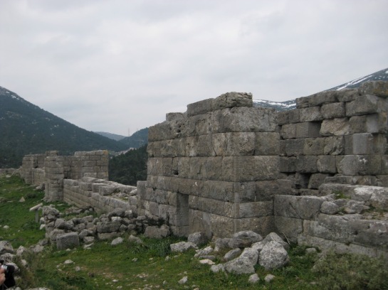 Данашњи остаци античког града Платеје