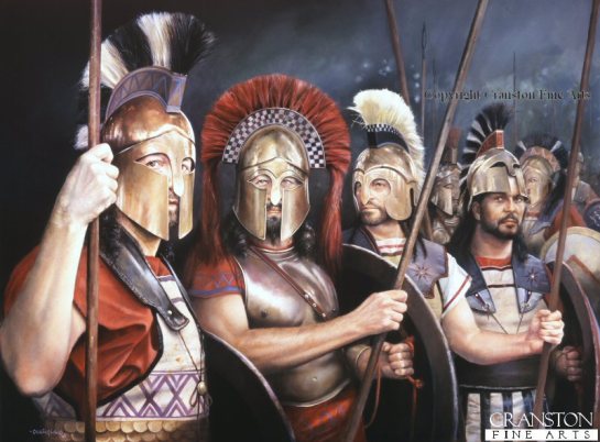 Спартански ратници - представљали су најјачу копнену војску античке Грчке