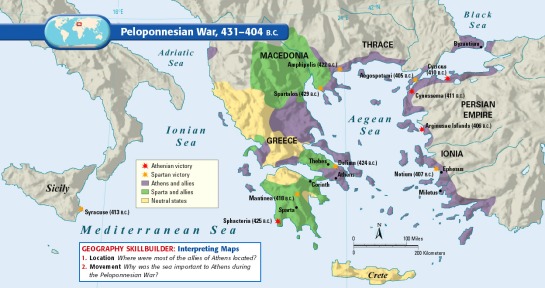 Грчка уочи почетка Пелопонеског рата